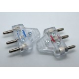 Kabelstecker 3polig, transparent